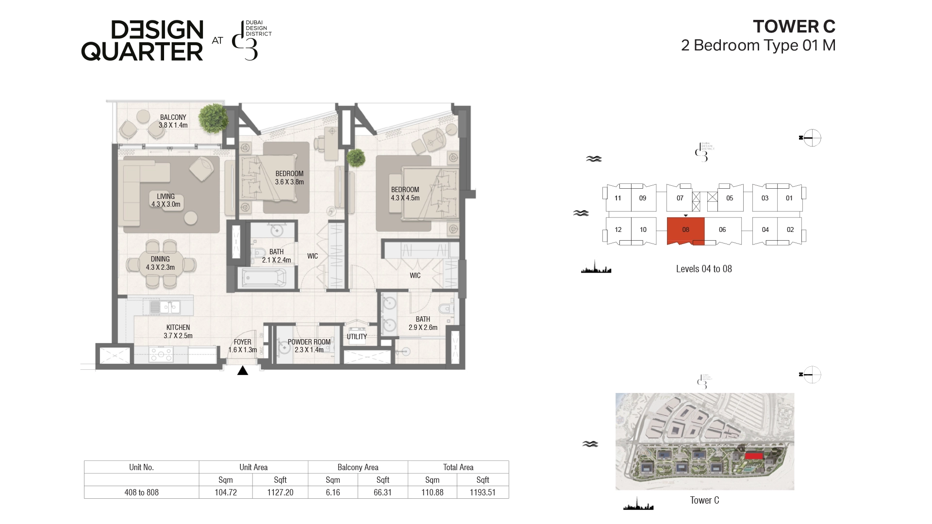 2 BR - Type B